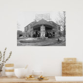 DC-gasstation, 1921 Poster (Keuken)