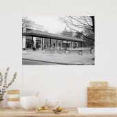 DC-gasstation, 1921 Poster (Keuken)