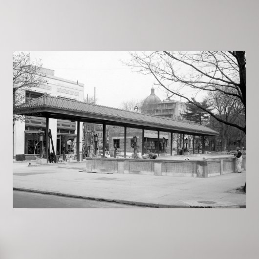 DC-gasstation, 1921 Poster (Voorkant)