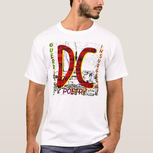 DC GUERRILLA POETS LIGHTS OP DE CAPITOL T-SHIRT (Voorkant)