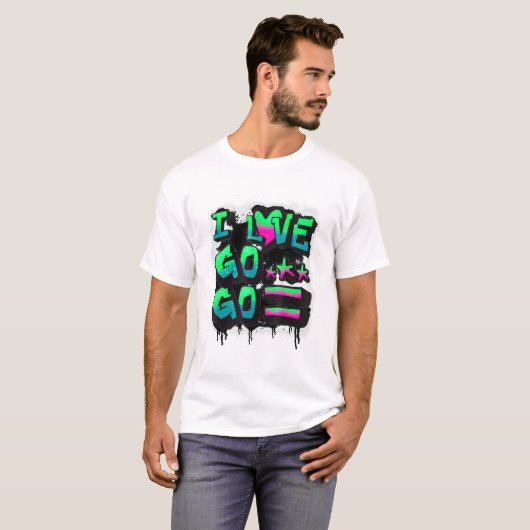 DC I Love Go Music for Kids and Adults T-shirt (Voorkant volledig)