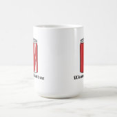 DC Is Addicted to Me Soda Can Design | Funny Pop Koffiemok (Center)