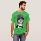 DC Joker Comic Cover Bats Jock meisje T-shirt (Voorkant volledig)