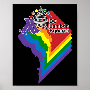 DC Lambda Squares Kleding Poster