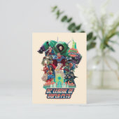 DC League of Super-Pets Battle for Metropolis Briefkaart (Staand voorkant)