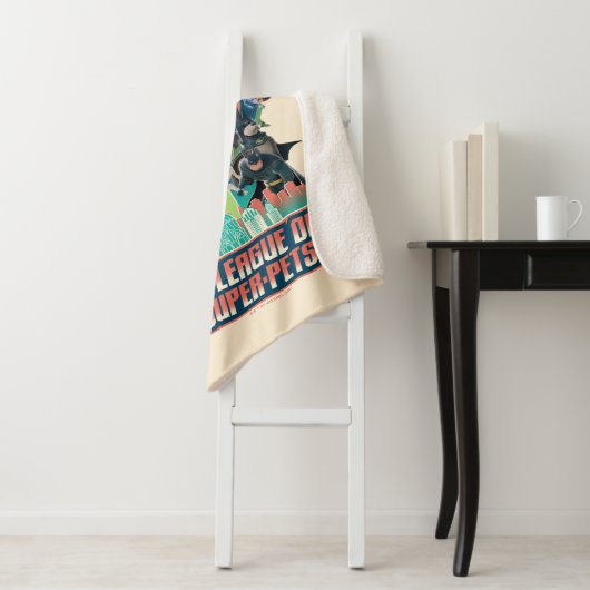 DC League of Super-Pets Battle for Metropolis Sherpa Deken (In situ)