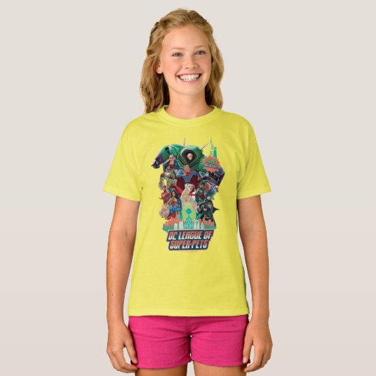 DC League of Super-Pets Battle for Metropolis T-shirt (Voorkant volledig)