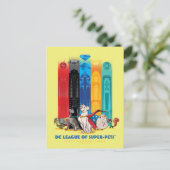 DC League of Super-Pets Metropolis Towers Briefkaart (Staand voorkant)