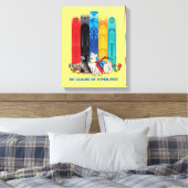 DC League of Super-Pets Metropolis Towers Canvas Afdruk (Insitu (Slaapkamer))