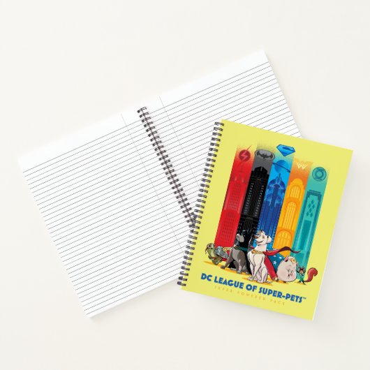 DC League of Super-Pets Metropolis Towers Notitieboek (Binnen)