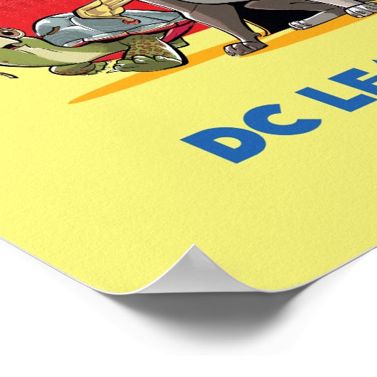 DC League of Super-Pets Metropolis Towers Poster (Hoek)