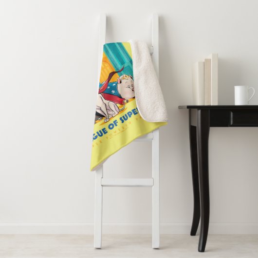 DC League of Super-Pets Metropolis Towers Sherpa Deken (In situ)