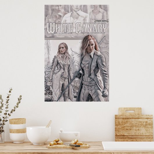 DC Legend of Tomorrow White Canary Poster (Keuken)