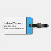 DC-liga van superpanelen Bagagelabel (Achterkant horizontaal)