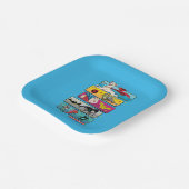 DC-liga van superpanelen Papieren Bordje (Gebogen)