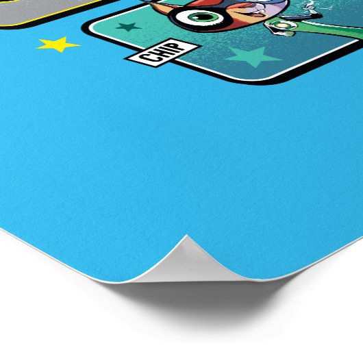 DC-liga van superpanelen Poster (Hoek)