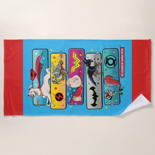 DC-liga van superpanelen Strandlaken (Voorkant)