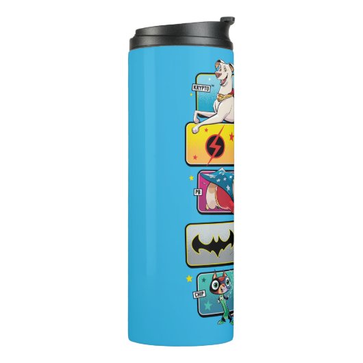 DC-liga van superpanelen Thermosbeker (Gedraaid links)