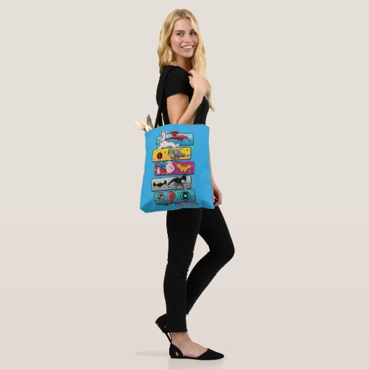 DC-liga van superpanelen Tote Bag (Op model)