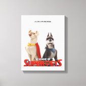 DC-Liga voor theaterkunst van superhuisdieren Canvas Afdruk (Voorkant)