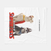 DC-Liga voor theaterkunst van superhuisdieren Fleece Deken (Voorkant (Horizontaal))