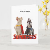 DC-Liga voor theaterkunst van superhuisdieren Kaart (Gele Bloem)