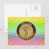 DC-LOGO DOCTOR CHIROPRACTISCHE CADUCEUS BRIEFKAART (Voorkant / Achterkant)