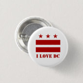 DC LOVE RONDE BUTTON 3,2 CM (Voorkant /achterkant)