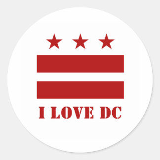DC LOVE RONDE STICKER