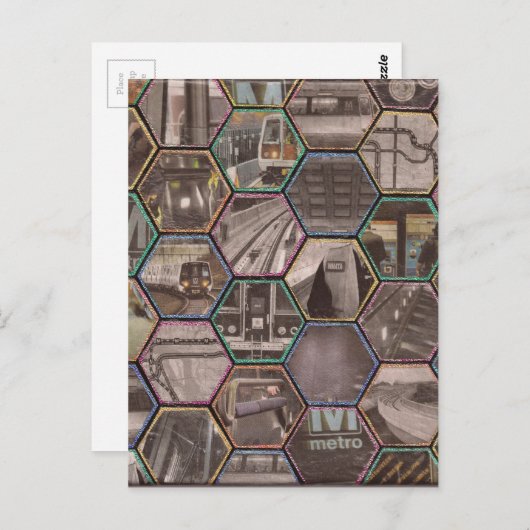 DC-metro Briefkaart (Voorkant / Achterkant)