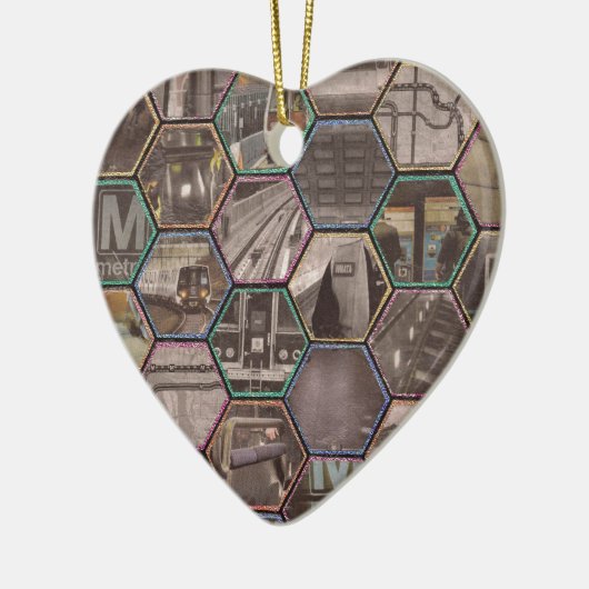 DC-metro Keramisch Ornament (Links)