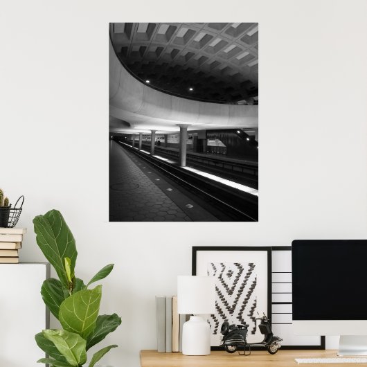 DC-metro Poster (Thuiskantoor)