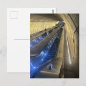 DC Metro-roltrappen Briefkaart (Voorkant / Achterkant)