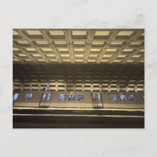 DC Metro Trein Briefkaart
