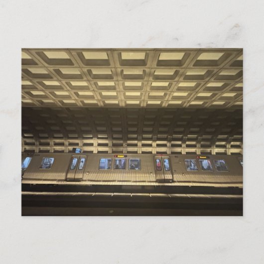 DC Metro Trein Briefkaart (Voorkant)