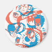 DC-originelen - Logo Burst Magneet (Voorkant)