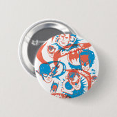 DC-originelen - Logo Burst Ronde Button 5,7 Cm (Voorkant /achterkant)