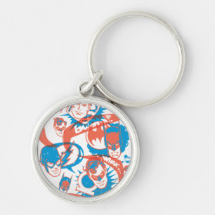 DC-originelen - Logo Burst Sleutelhanger