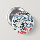 DC-originelen - uitgespaard Ronde Button 5,7 Cm (Voorkant /achterkant)