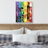 DC Pride Comic Hoesje 2022 Canvas Afdruk (Insitu (Slaapkamer))
