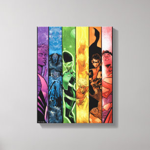 DC Pride Comic Hoesje 2022 Canvas Afdruk