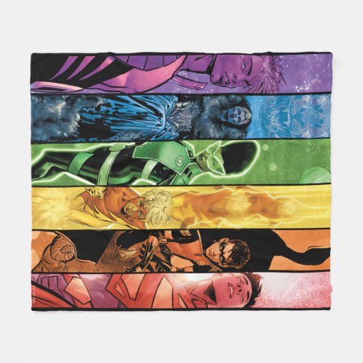 DC Pride Comic Hoesje 2022 Fleece Deken (Voorkant (Horizontaal))
