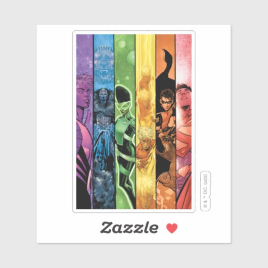 DC Pride Comic Hoesje 2022 Sticker (Vel)