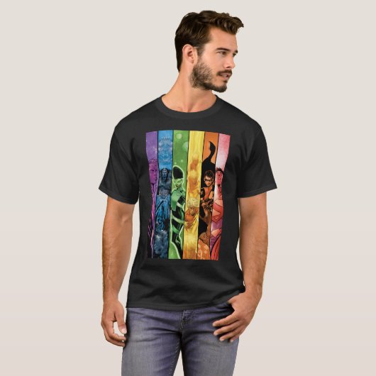 DC Pride Comic Hoesje 2022 T-shirt (Voorkant volledig)
