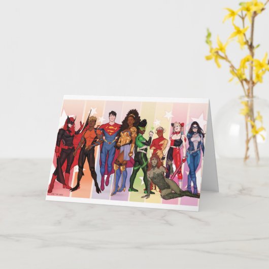 DC Pride Comic Hoesje 2022 Variant Kaart (Gele Bloem)