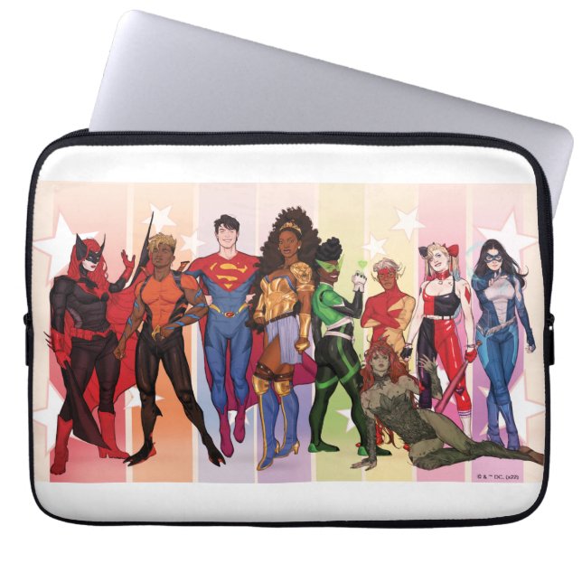 DC Pride Comic Hoesje 2022 Variant Laptop Sleeve (Voorkant)