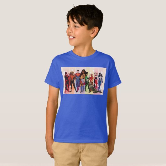 DC Pride Comic Hoesje 2022 Variant T-shirt (Voorkant volledig)