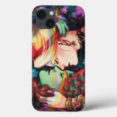 DC Pride Harley Quinn en Poison Ivy Comic Hoesje (Achterkant)