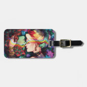 DC Pride Harley Quinn en Poison Ivy Comic Hoesje Bagagelabel (Voorkant horizontaal)