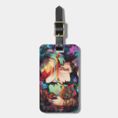DC Pride Harley Quinn en Poison Ivy Comic Hoesje Bagagelabel (Voorkant verticaal)